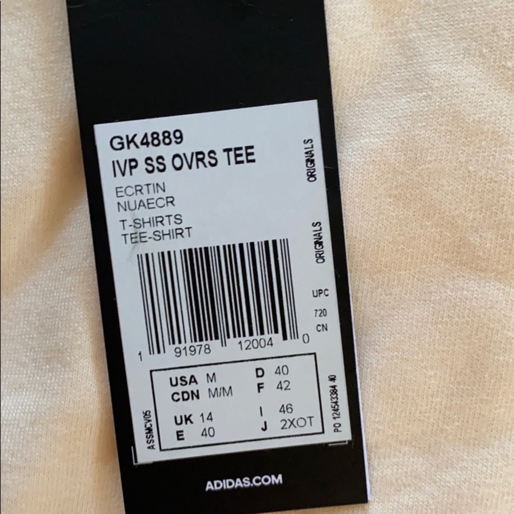 adidas x IVY PARK Short Sleeve Oversize Tee GK4889 #035 - Picture 7 of 15